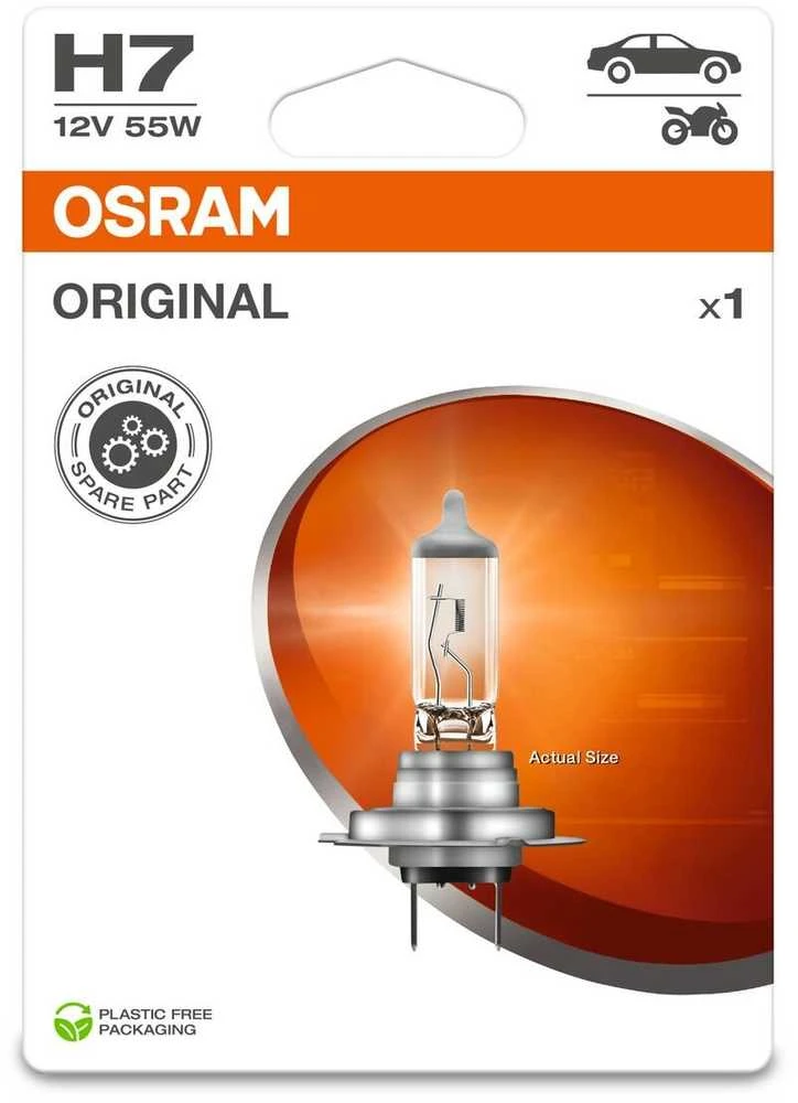 OSRAM H7 lemputė firminėje pakuotėje