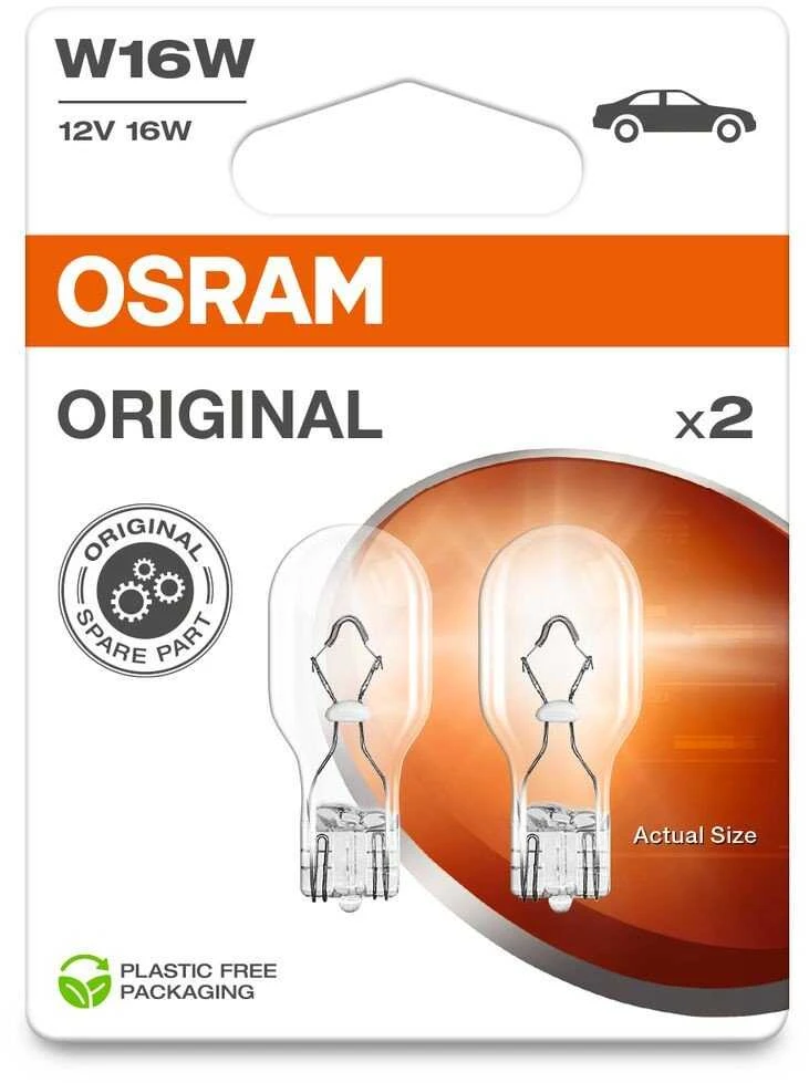 AUTOMOBILINIS LEMPUTĖ OSRAM W16W 921-02B 16W 12V
