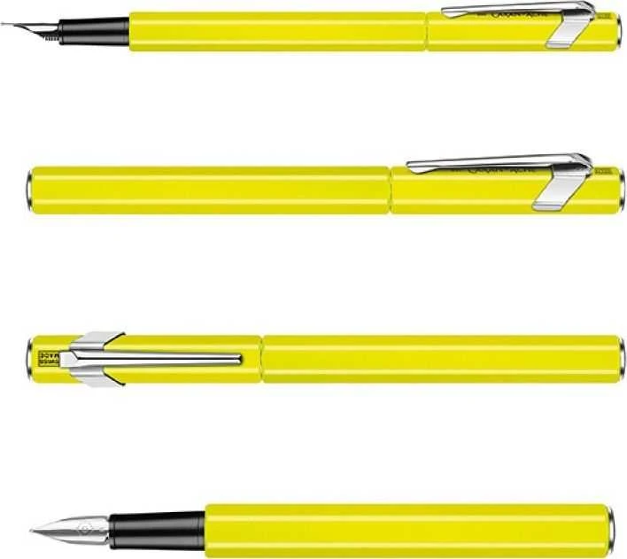 Caran D'ache Caran d`Arche Fountain pen 849 Fluo Line, M, geltona