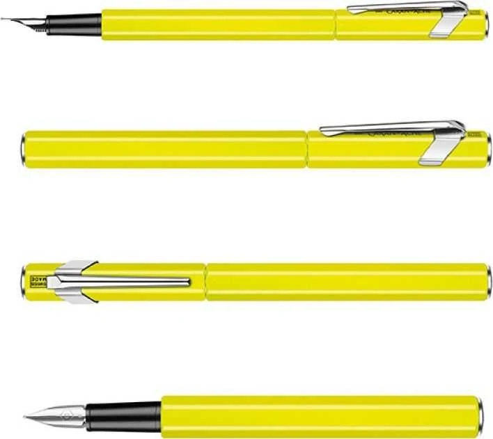 Caran d`Arche rašiklis 849 Fluo Line, F, geltona