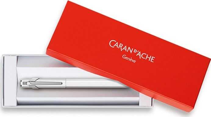 Caran d`Arche rašiklis CARAN D'ACHE 849, M, baltas