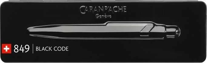 Caran d`Arche Długopis CARAN D'ACHE 849 Juodas Code, M, dėžutėje, juoda