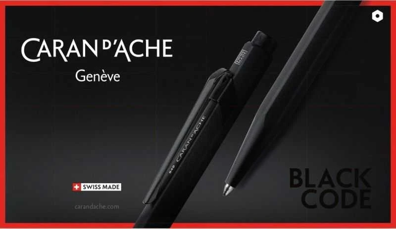 Caran d'Ache 849 Black Code matinis šratinukas