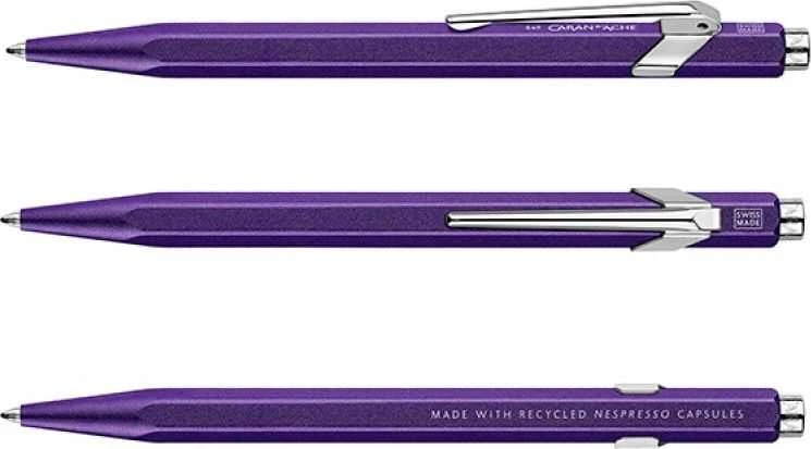 Caran d`Arche Długopis CARAN D'ACHE 849 Nespresso Arpeggio, M, dėžutėje, violetinė