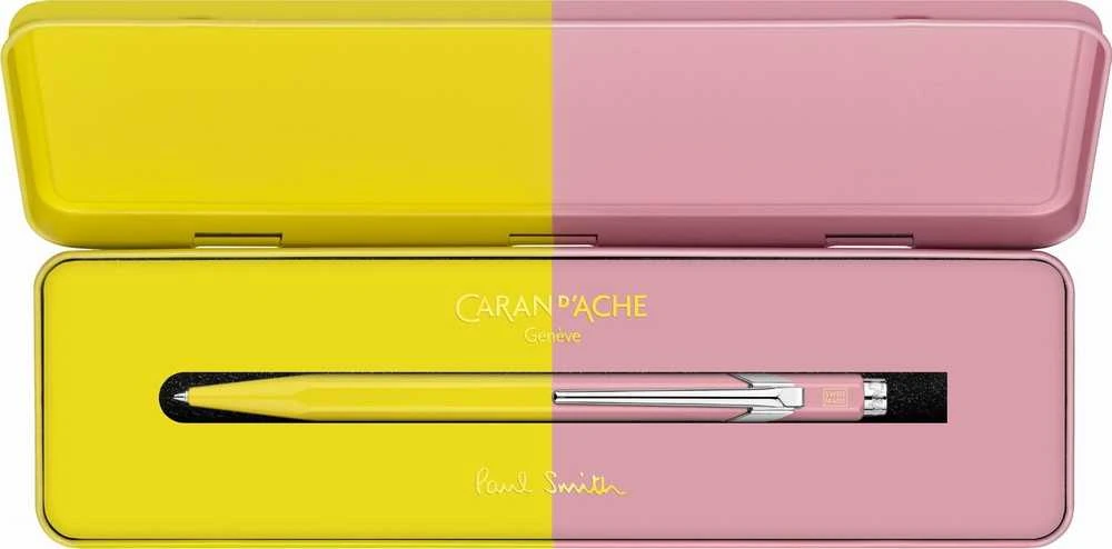 Caran d`Arche CARAN D'ACHE 849 Paul Smith Tušinukas Edition 4, M, dėžutėje, Chartreuse/Rose