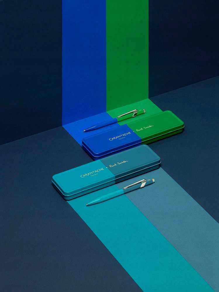 Caran d`Arche CARAN D'ACHE 849 Paul Smith Tušinukas Edition 4, M, dėžutėje, žalsvai mėlyna/plienas