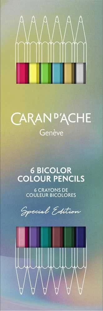 Caran d`Arche CARAN D'ACHE Bicolore Claim Your Style pieštukai, Edition 5, dėžutėje, 6 vnt.