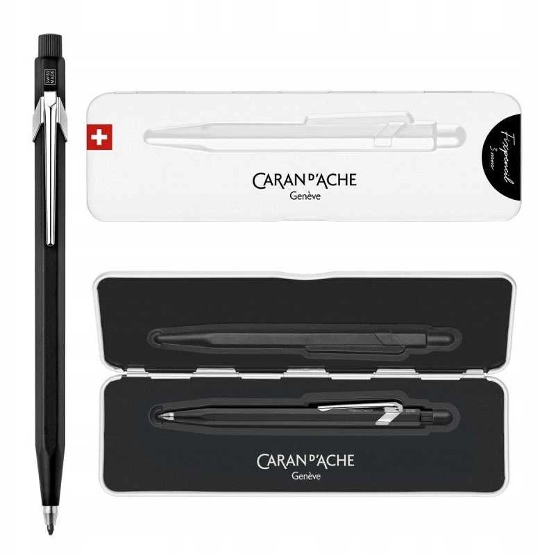 Caran d'Ache Fixpencil juodas rinkinys su dėžute
