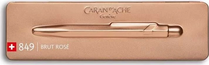 Caran d`Arche Długopis CARAN D'ACHE 849 Brut Rose, M, dėžutėje, rožinė złoto