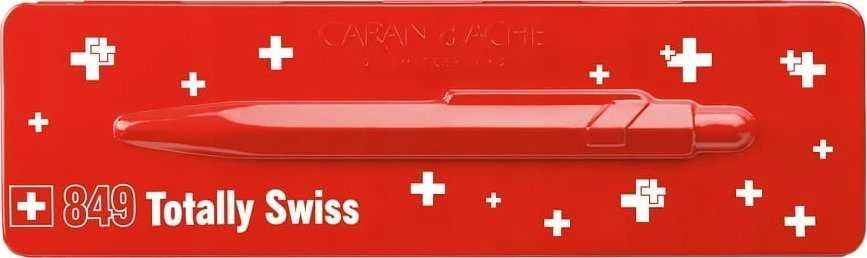 Caran d`Arche Tušinukas 849 Iš esmės Šveicarijos vėliava CARAN D'ACHE, dėžutėje