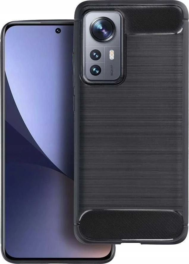 Oem CARBON dėklas skirtas Xiaomi Redmi 14C juodos spalvos