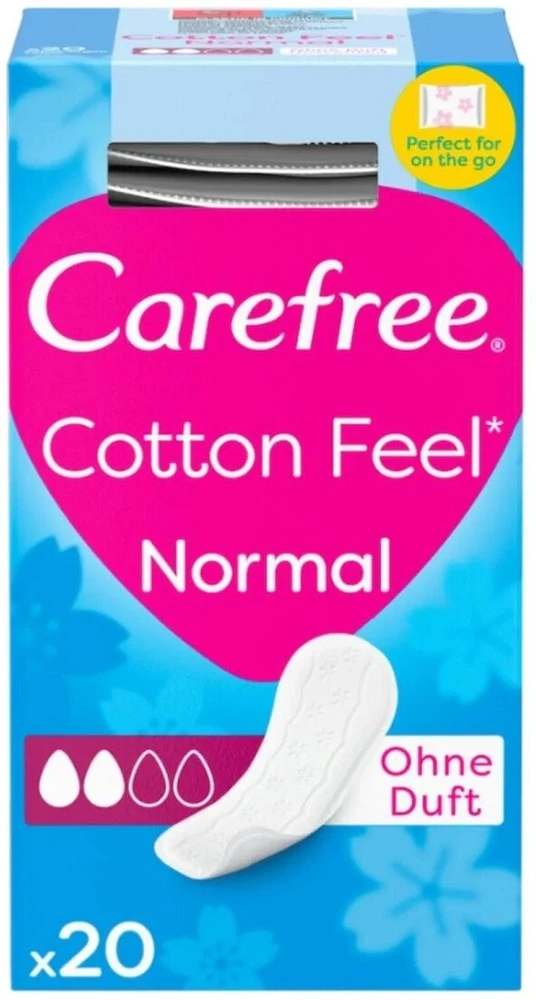 Carefree Cotton Feel wkładki higieniczne nieperfumowane Normal 20szt