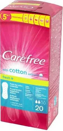 Carefree Cotton Fresh kelnaičių įklotai 1 pak. - 20 vnt