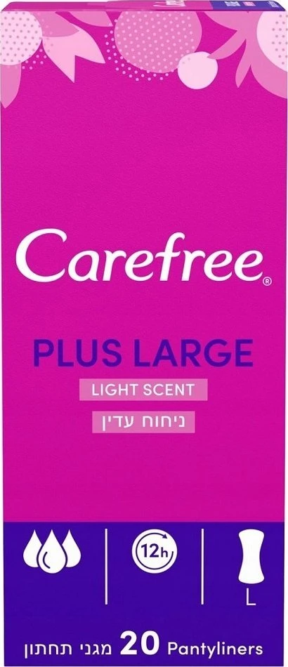 „Carefree Plus Large“ įklotai, 20 vnt.