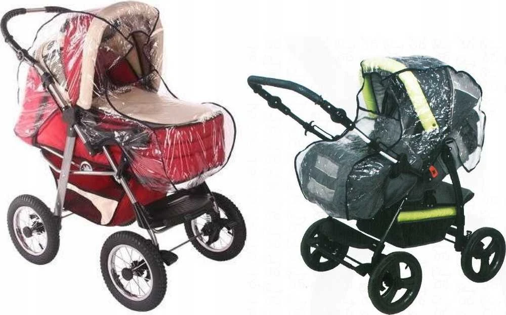 Caretero 2325 Lietaus danga DVIVIEČIAMS VAIKIŠKIEMS VEŽIMĖLIAMS