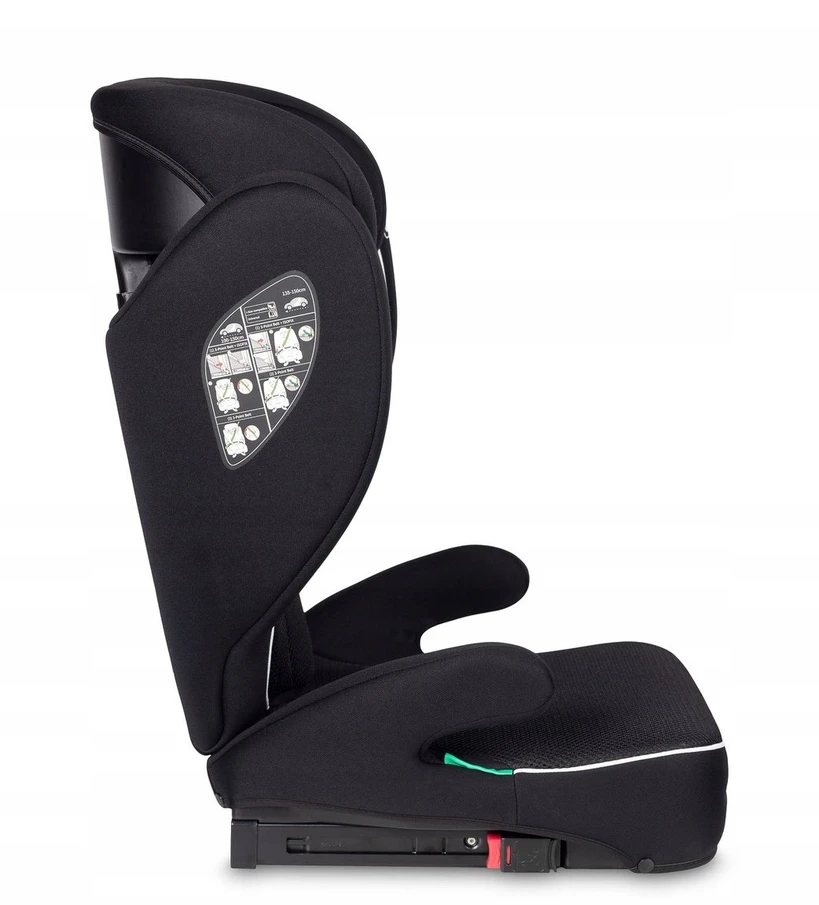 Automobilinė kėdutė Caretero BREEZY FIX 15-36 kg, Juodas