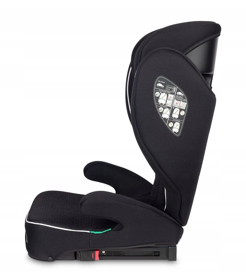 Automobilinė kėdutė Caretero BREEZY FIX 15-36 kg, Juodas