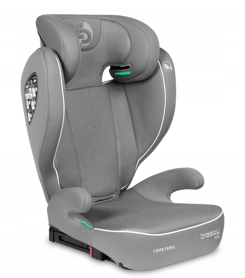 Automobilinė kėdutė Caretero BREEZY FIX 15-36 kg, Pilkas