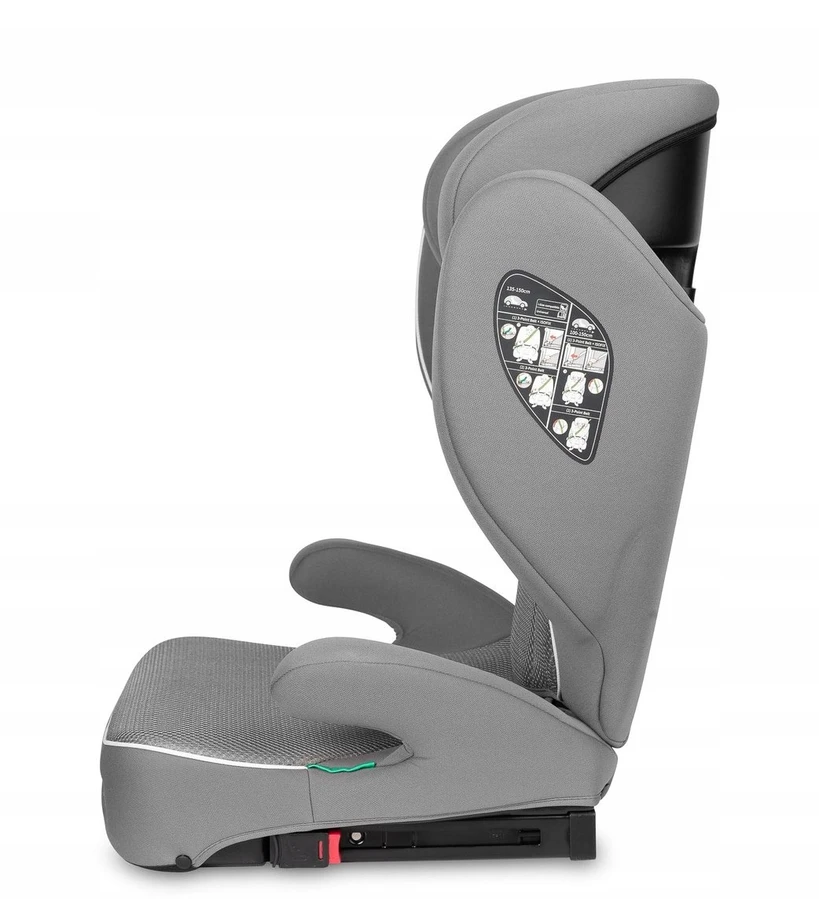 Automobilinė kėdutė Caretero BREEZY FIX 15-36 kg, Pilkas