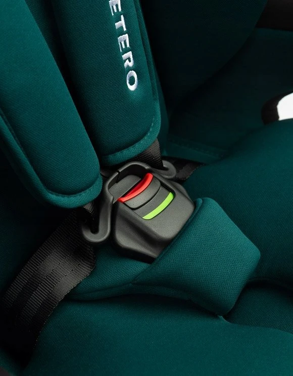 Caretero Cozy - autokėdutė 76-150 cm | žalsvai mėlyna