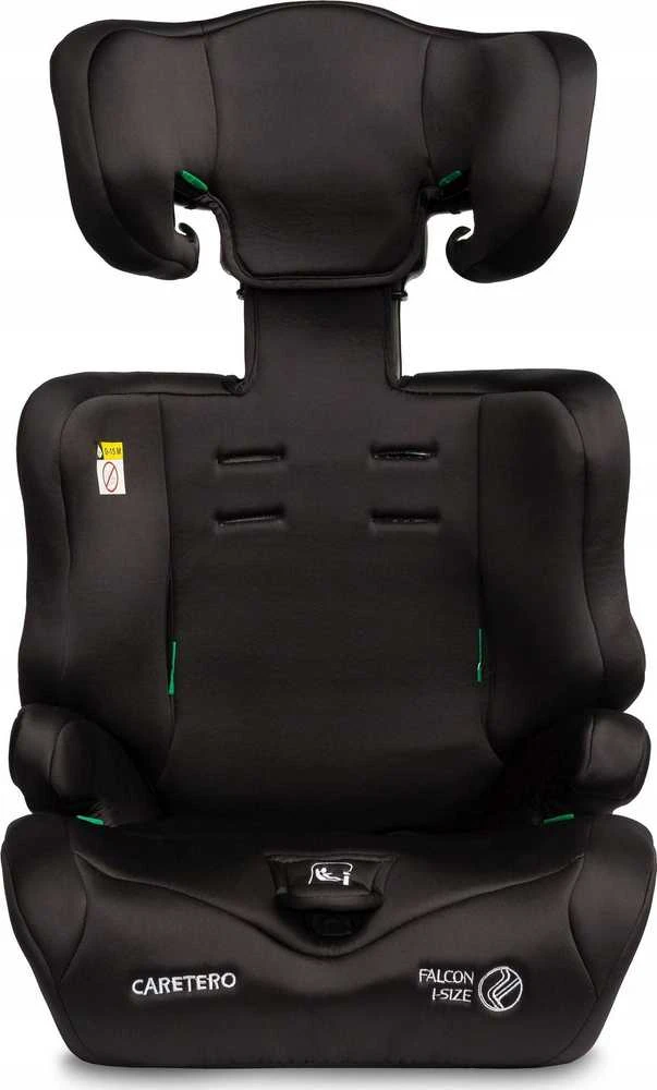 Automobilinė kėdutė Caretero Falcon i-Size, 76-150 cm, Juoda
