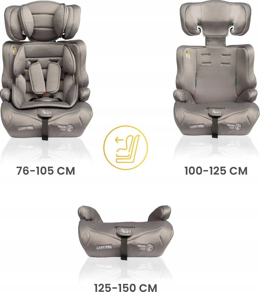 Automobilinė kėdutė Caretero FALCON I-Size, 76-150 cm, Žalias
