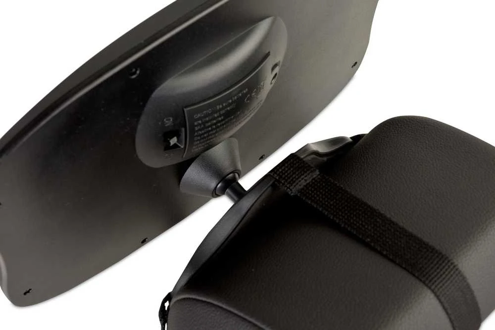 Caretero LED XL veidrodis – galinė pusė su tvirtinimu