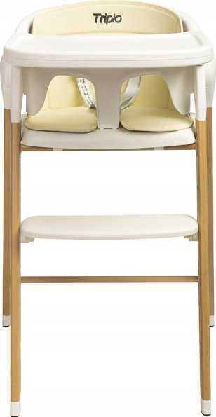 Caretero MAITINIMO KĖDUTĖ 3IN1 TRIPLO BEIGE