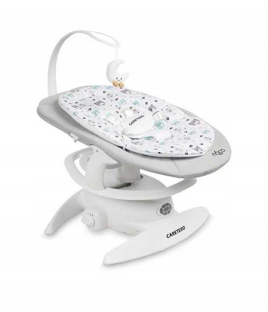Caretero Noco - 2in1 elektrinis šokintuvas ir rokeris | Pilka