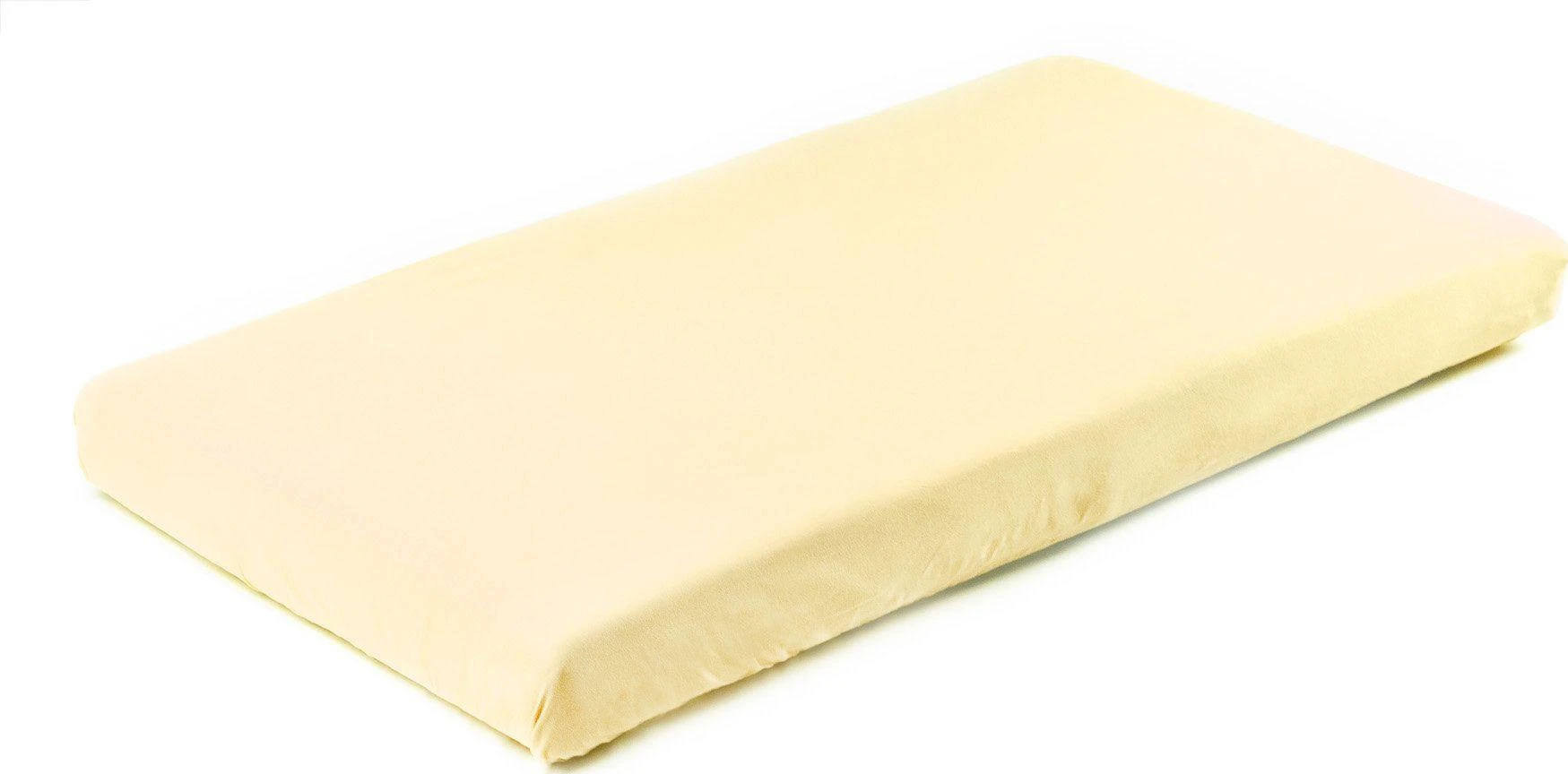 Sensillo paklodė su guma jersey, geltona, 120*60, 2206