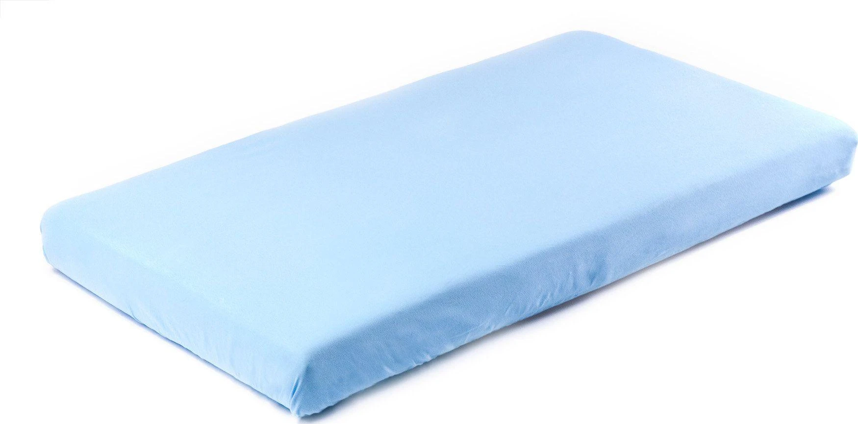 Sensillo paklodė su guma jersey, mėlyna, 120*60, 2204