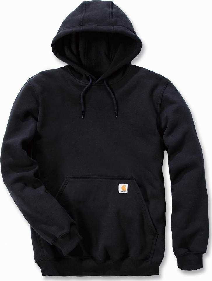 Carhartt Bluza Carhartt vidutinio svorio džemperis su gobtuvu, juodas