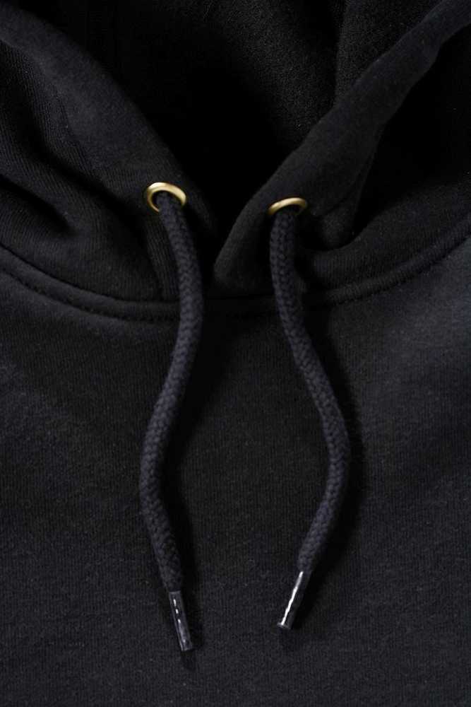 Carhartt Bluza Carhartt vidutinio svorio džemperis su gobtuvu, juodas