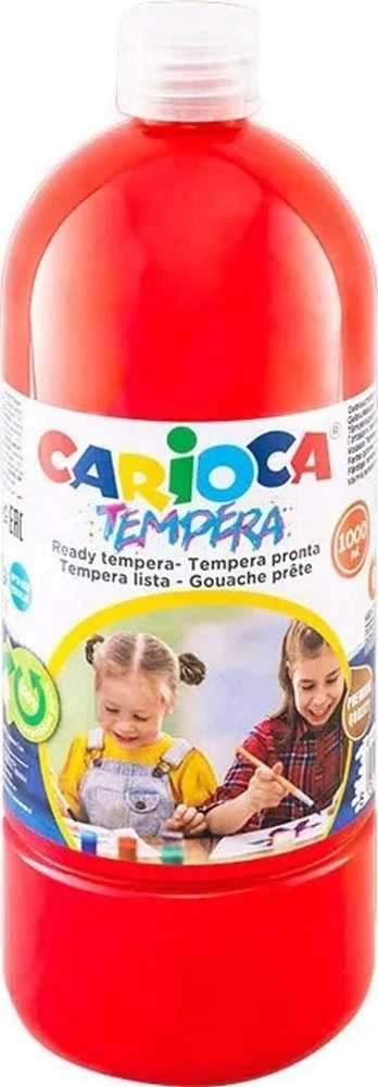 Guašas CARIOCA, 1000ml, raudonos sp.