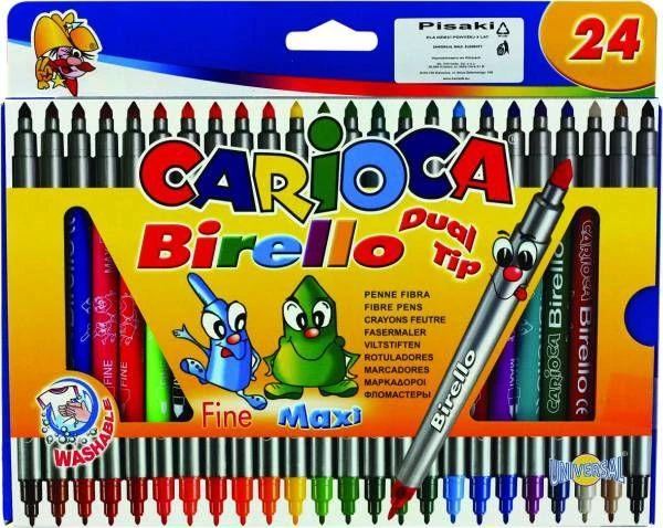 Flomasteriai CARIOCA BIRELLO, dvipusiai