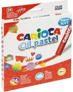 Aliejinės pastelės CARIOCA Maxi, 24 vnt.