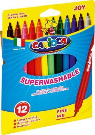Flomasteriai CARIOCA JOY, 12 vnt.
