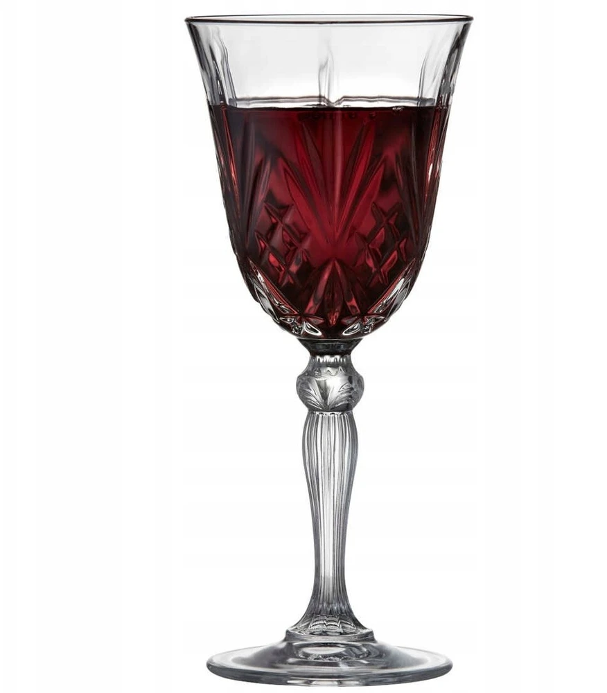 Lyngby Glas - krištolinė Melodia raudonojo vyno taurė - 27 cl - 4 vnt. rinkinys