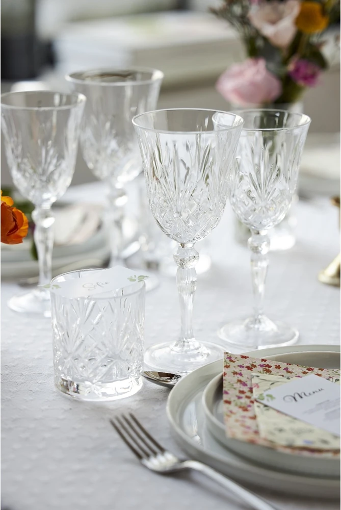 Lyngby Glas - krištolinė Melodia raudonojo vyno taurė - 27 cl - 4 vnt. rinkinys