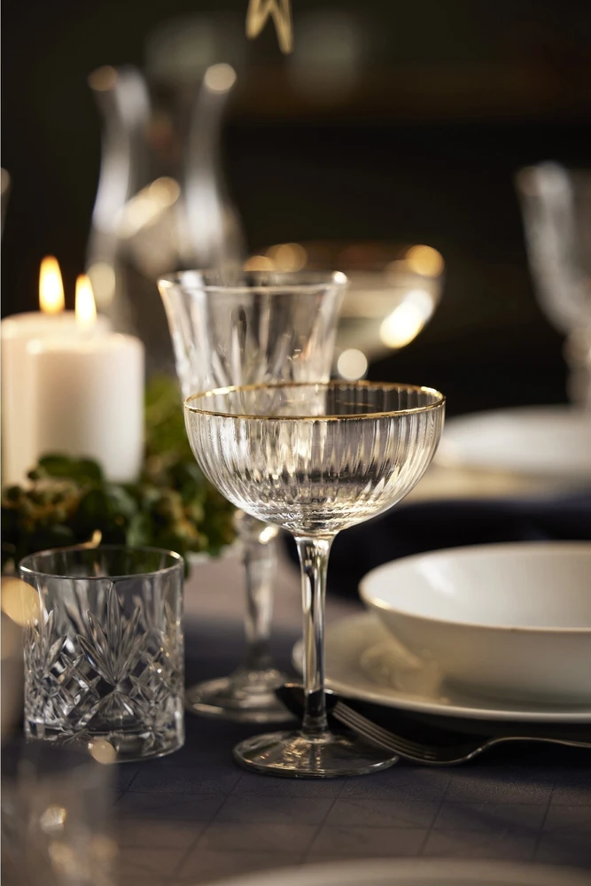 Lyngby Glas - krištolinė Melodia raudonojo vyno taurė - 27 cl - 4 vnt. rinkinys