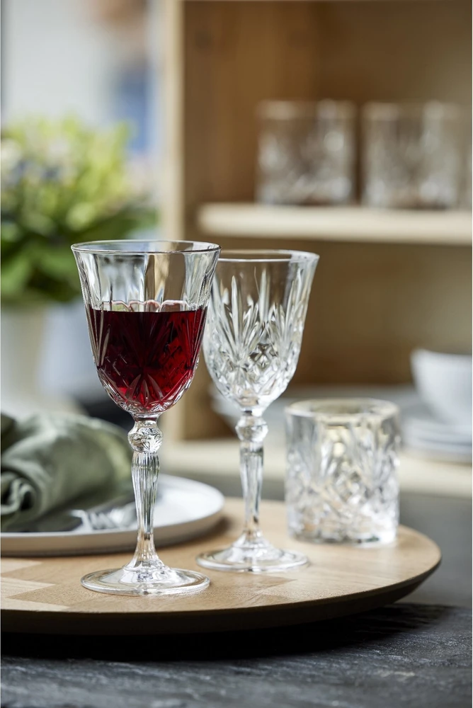 Lyngby Glas - krištolinė Melodia raudonojo vyno taurė - 27 cl - 4 vnt. rinkinys