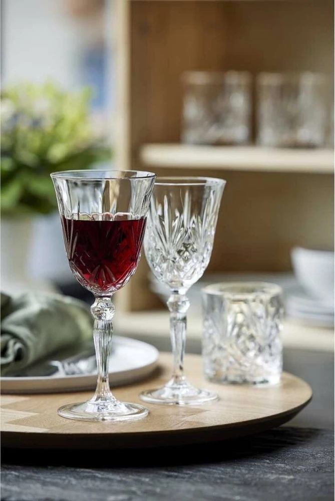 Lyngby Glas - krištolinė Melodia raudonojo vyno taurė - 27 cl - 4 vnt. rinkinys
