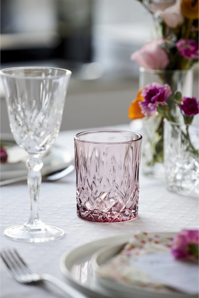 Lyngby Glas - krištolinė Melodia raudonojo vyno taurė - 27 cl - 4 vnt. rinkinys