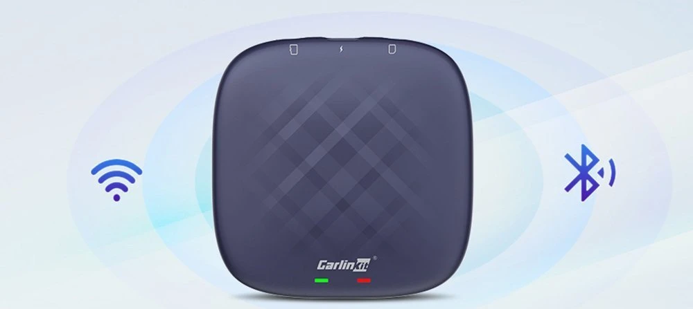Carlinkit TBOX-Plus 4+64GB Wireless Adapter Apple CarPlay / Android Auto, Mėlynas - belaidis adapteris