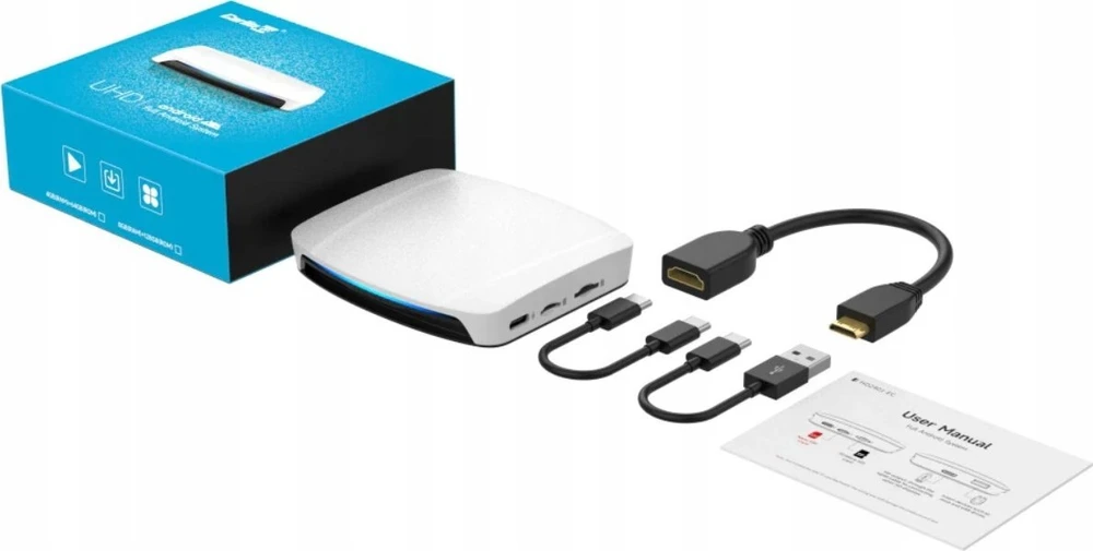 Carlinkit CPC200-Tbox UHD belaidis adapteris Carplay/Android (baltas)