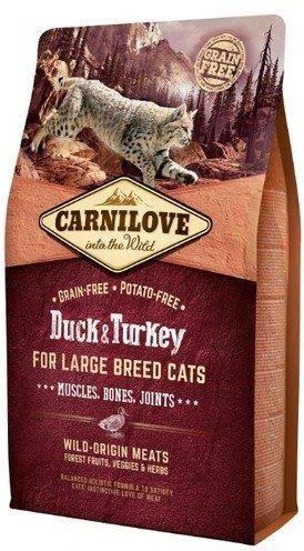 Carni Love Cat su antiena ir kalakutiena didelės veislės katės 400g