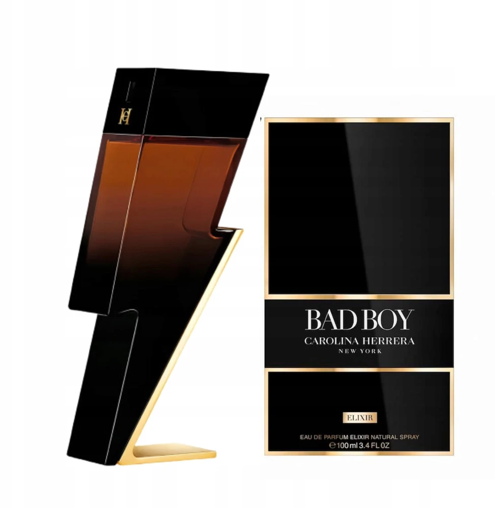 Carolina Herrera Bad Boy Eliksyras EDP parfumuotas vanduo vyrams, 100 ml