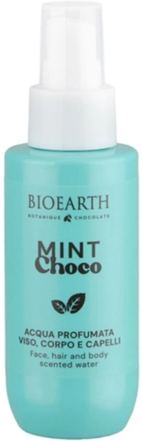 Bioearth Mint Choco Gaivinantis purškiklis kūnui, veidui ir plaukams, 100 ml