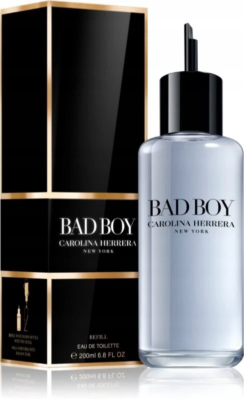 Carolina Herrera Bad Boy Eau De Toilette Refill, 200 ml