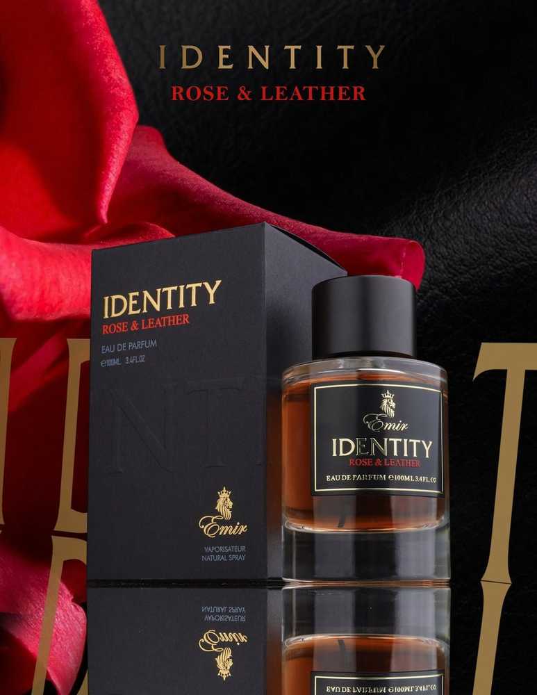 Emir Identity Rose & Leather EDP parfumuotas vanduo unisex, 100 ml